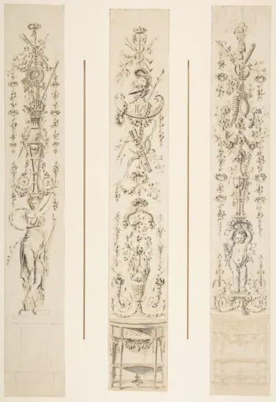 Three Designs for Panels of Arabesques