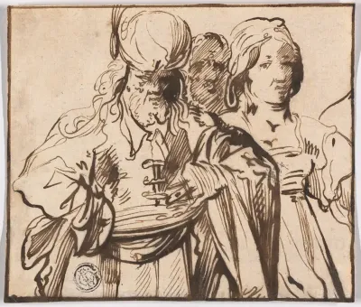 Three Half-Length Figures