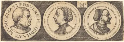 Three Medals with Portraits