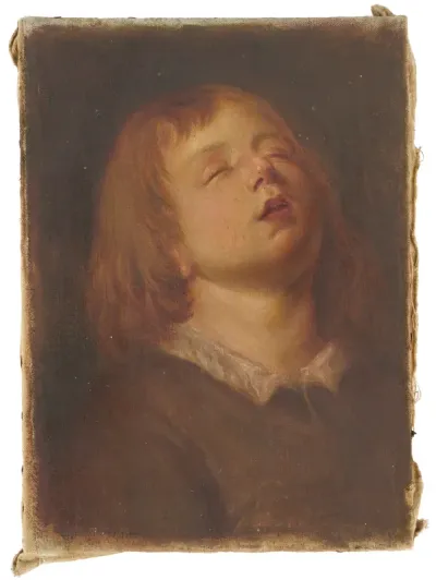 Three-quarter-length of a Boy with Closed Eyes