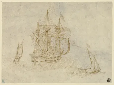 Three Ships at Sea
