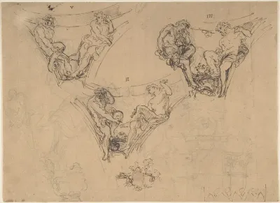 Three Studies for Spandrel Figures
