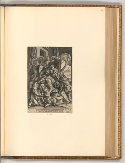 Thronende Madonna mit Heiligen