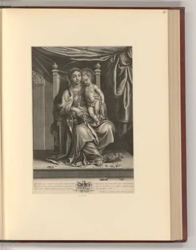 Thronende Maria mit Kind