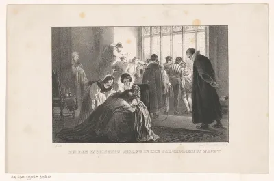 Thuis bij de Engelse gezant tijdens de Bartholomeusnacht