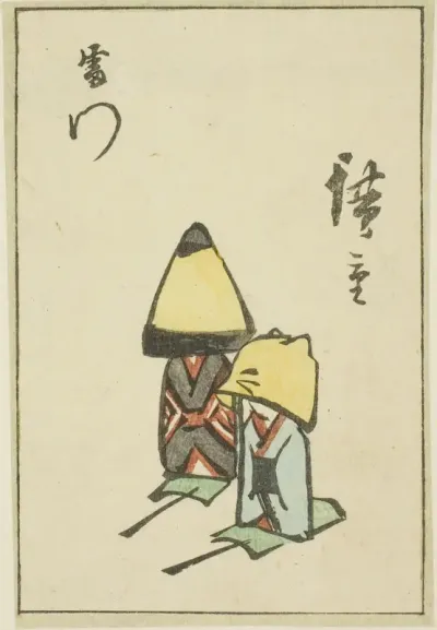 Thunder Gate (Kaminarimon), section of a sheet from the series "Cutout Pictures of Famous Places in Edo (Edo meisho harimaze zue)"