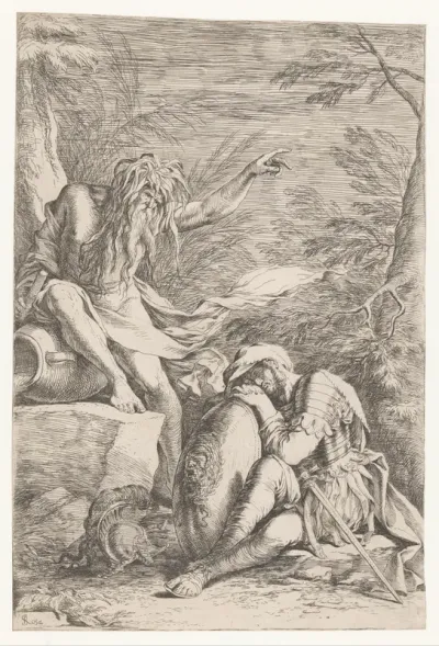 Tiberinus verschijnt aan Aeneas