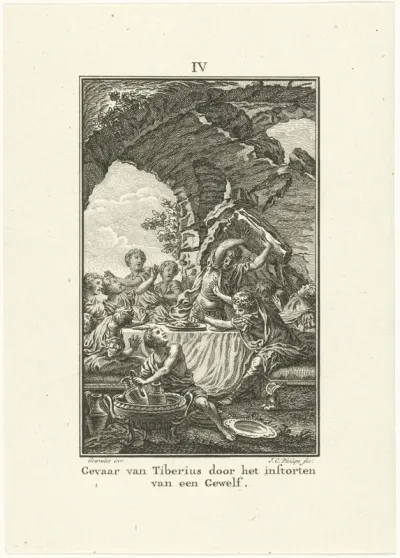 Tiberius ontsnapt aan de dood