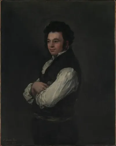 Tiburcio Pérez y Cuervo (1785/86–1841), the Architect — Goya (Francisco de Goya y Lucientes) Kanvas Tablo