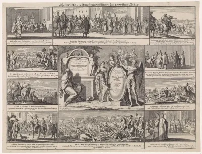 Tien voorstellingen met de belangrijkste gebeurtenissen van het jaar 1700