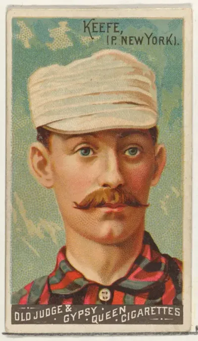 Tim Keefe, Pitcher, New York, from the Goodwin Champion series for Old Judge and Gypsy Queen Cigarettes