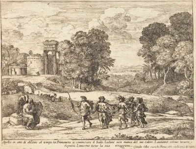 Time, Apollo, and the Seasons (Le Temps, Apollon et les Saisons)