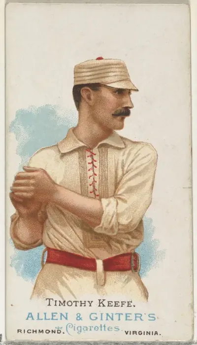 Timothy Keefe, Baseball Player, from World's Champions, Series 1 (N28) for Allen & Ginter Cigarettes
