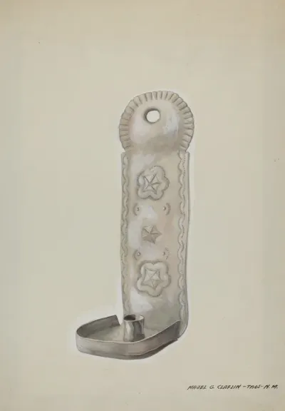 Tin Candle Sconce