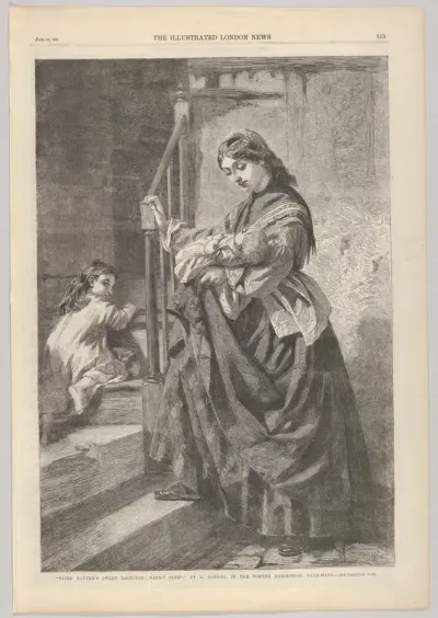 Tired Nature's Sweet Restorer, Balmy Sleep, from "Illustrated London News"