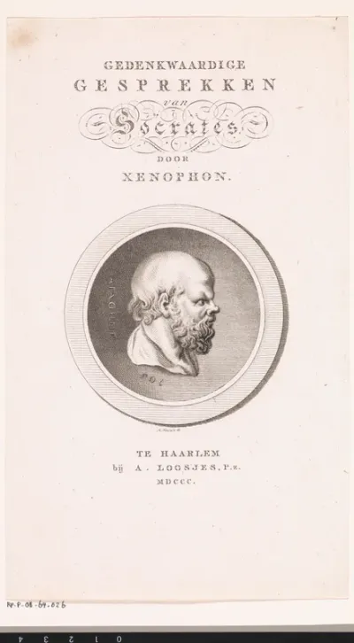 Titeagina voor: Xenophon, Gedenkwaardige Gesprekken van Socrates, 1800