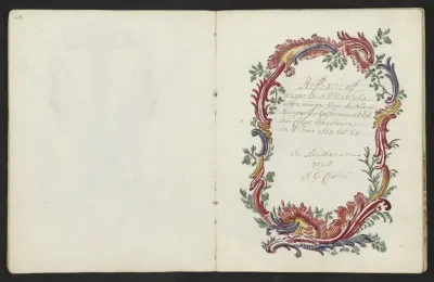 Titel voor het tweede hoofdstuk over de nieuwe Amsterdamse schutterij van 1783-1787