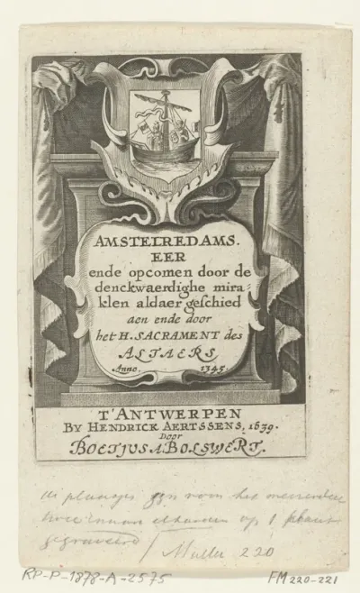 Titelblad met het wapen met het koggeschip
