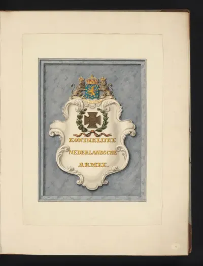 Titelblad met Metalen Kruis, 1831