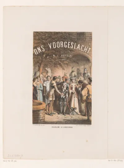 Titelblad: Ons Voorgeslacht, W.J. Hofdijk, 4e deel