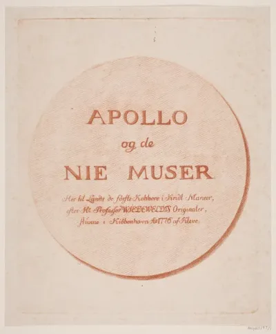 Titelblad til Apollo og de ni muser