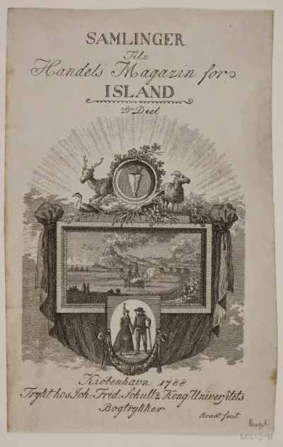 Titelblad til "Handelsmagazin for Island", 2. del