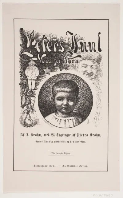 Titelblad til Johan Krohn, "Peters jul"