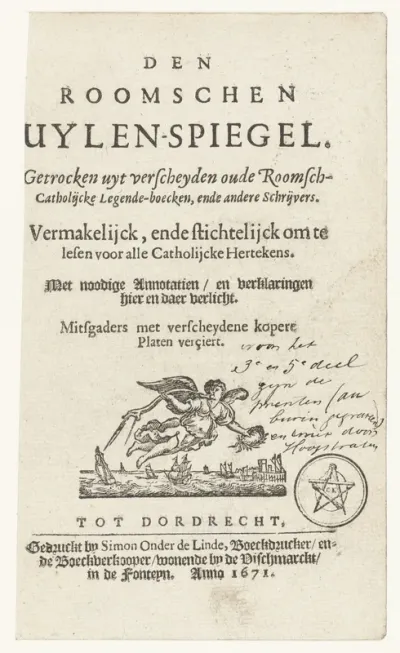 Titelblad van De Roomse Uilenspiegel