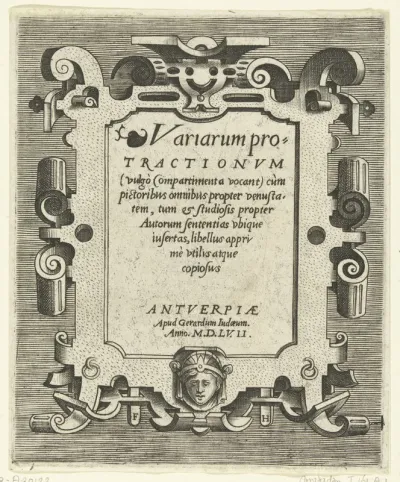 Titelblad: Variarum protractionum (...)