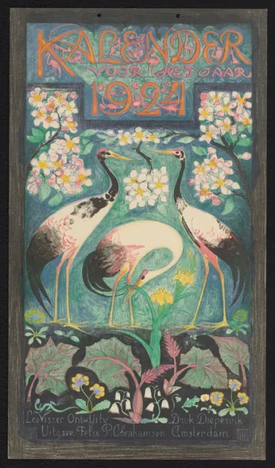 Titelblad voor een kalender voor 1924