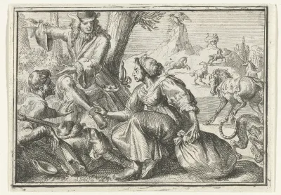 Titelblad voor het pamflet: De Gefopte Bedrieger, 1702