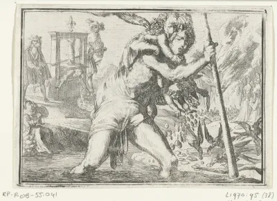 Titelblad voor het pamflet: De Groote Christoffel, 1702