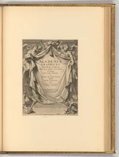 Titelblatt, Academiae Graphices