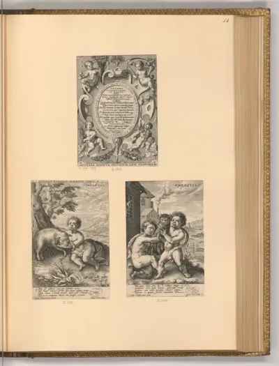 Titelblatt, Allegorie der Lebensalter des Menschen