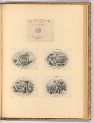 Titelblatt, Amorum emblemata