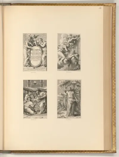 Titelblatt, Breviarium Romanum, Stundenbuch (Buchillustration)
