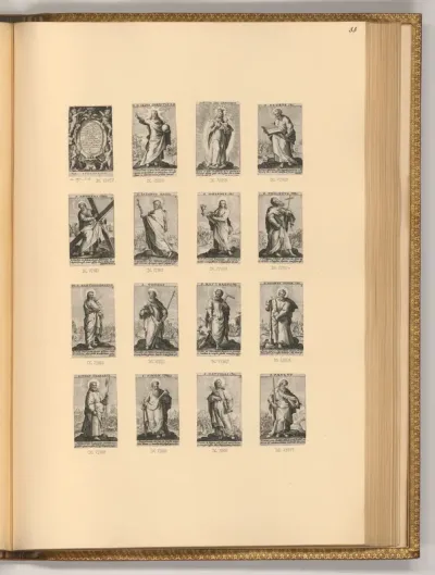 Titelblatt, Christus, Maria, Apostel