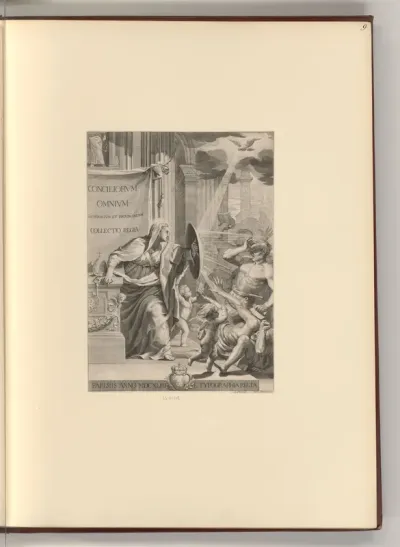 Titelblatt, Conciliorum Omnium, Generalium Et Provincialium Collectio Regia