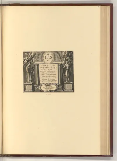 Titelblatt, Das Leben der hl. Teresa von Avila