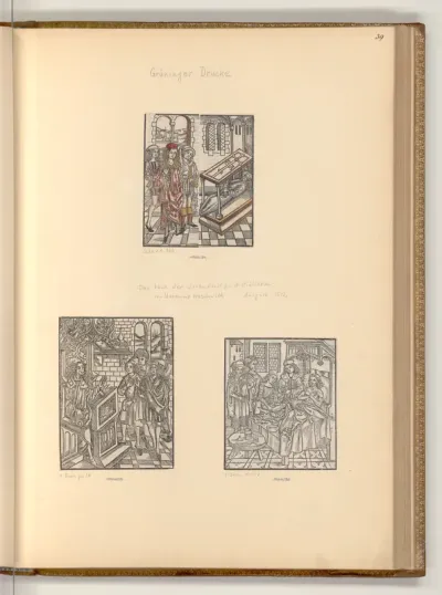 Titelblatt des V. Kapitel des 4. Traktats: Über die Einbalsamierung der Toten; Illustration: Liber de arte Distillandi Compositis