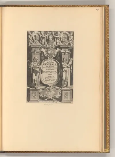Titelblatt, Histoire Generale de France (...) Tome II