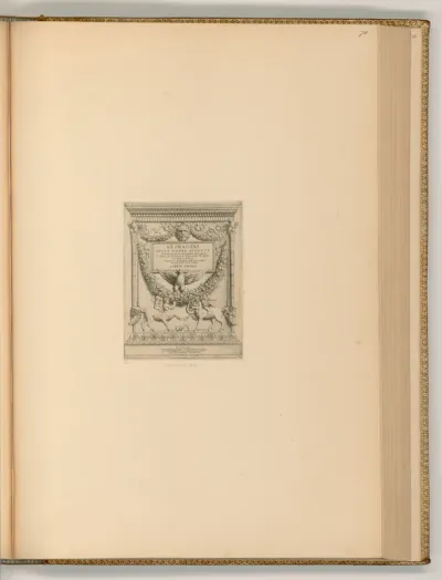 Titelblatt, Le imagini delle donne Auguste intagliate in istampa di rame con le vite, et ispositioni di Enea Vico, sopra i riuersi delle loro medaglie antiche : libro primo (Buchillustration)