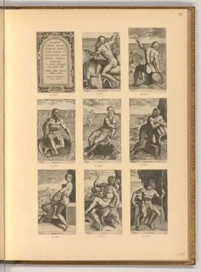 Titelblatt, Meeres- und Flussgötter