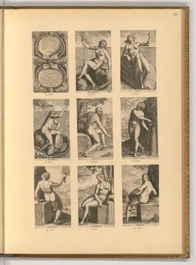 Titelblatt, Nymphen