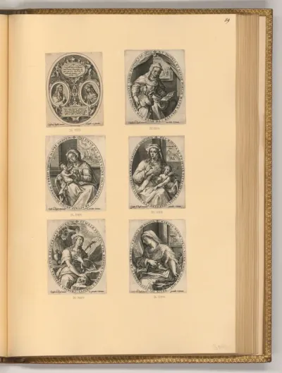 Titelblatt, Sanctarum, Weibliche Heilige