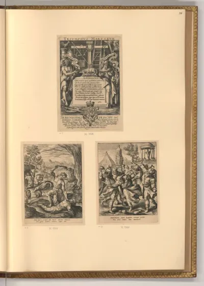 Titelblatt Triumphus Martyrum, Die Märtyrer des Alten Testaments
