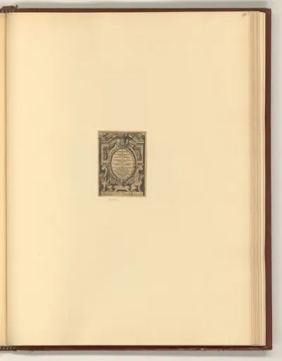 Titelkartusche, SS. apostolorum et evangelistarum icones