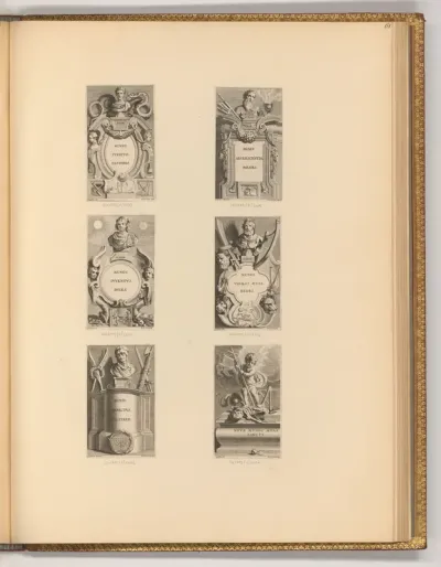 Titelkartuschen, Nova Mundi  (Buchillustration)
