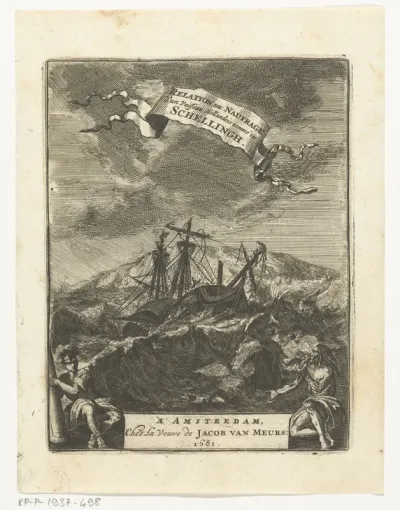 Titellpagina voor: Relation du naufrage d'un vaisseau hollandais, nommé Terschelling vers la côte de Bengala, Amsterdam: 1681
