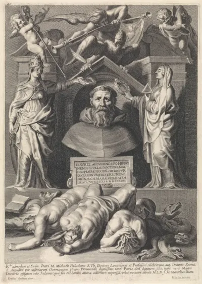 Titelpagina met portret van Augustinus van Hippo
